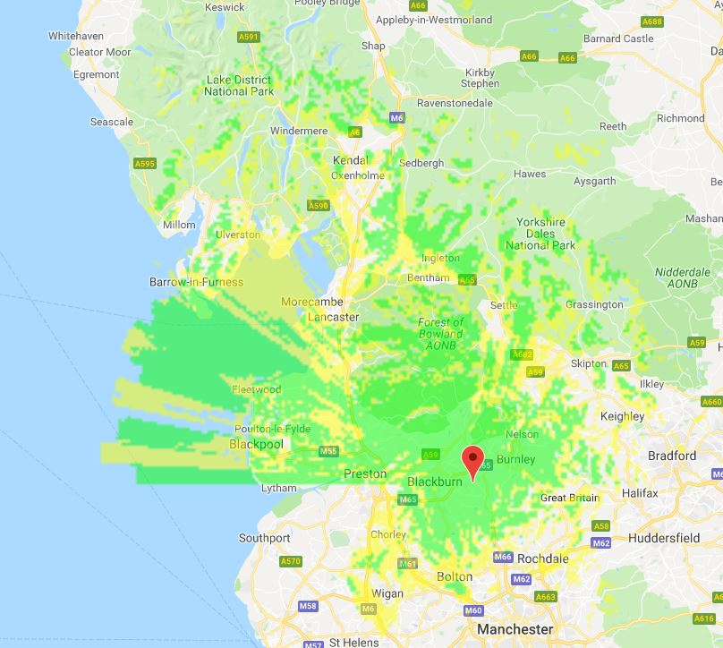 GB3PF Coverage Prediction